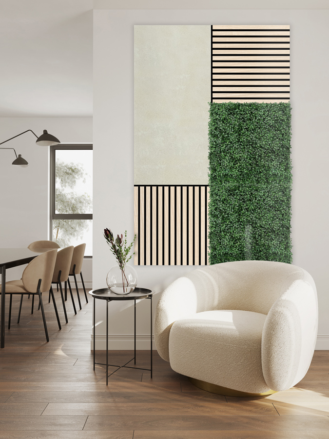 Wandpaneel Jangal Modular Wall 11304B Ivory Sandstone Stone Panel 52 x 104 cm