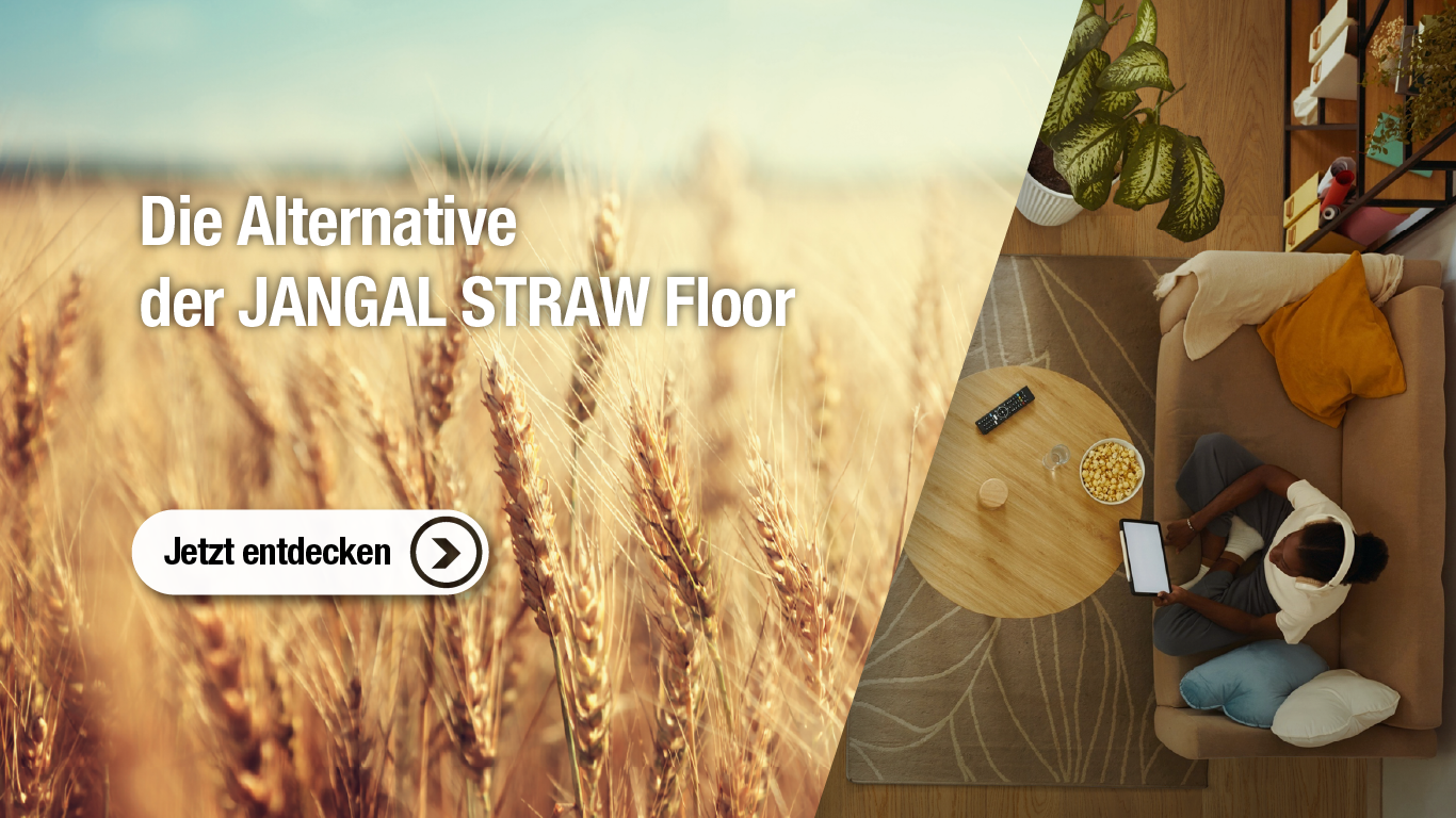 JANGAL Straw Floor - der erste Boden aus Stroh