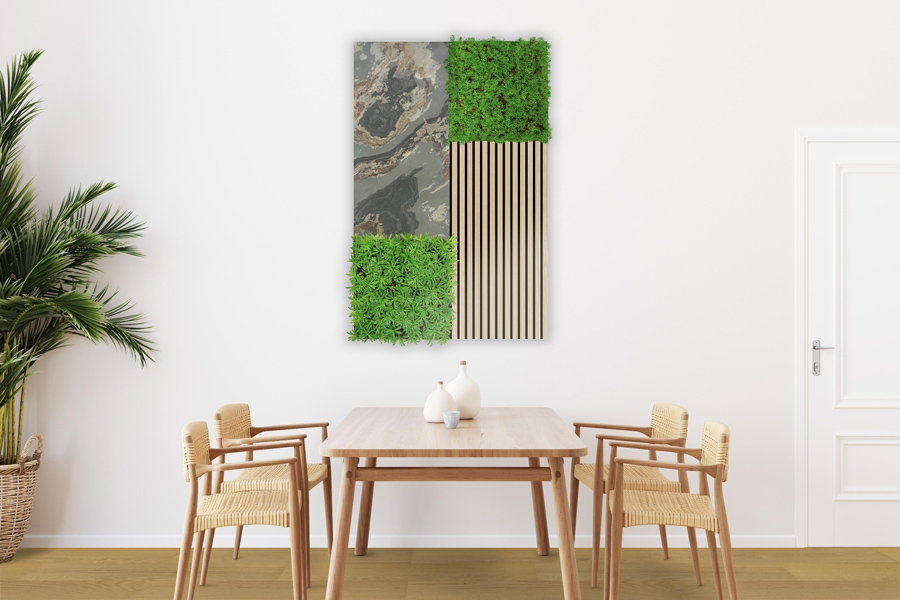 Wandpaneel Jangal Modular Wall 11301B Patina Slate Stone Panel 52 x 104 cm