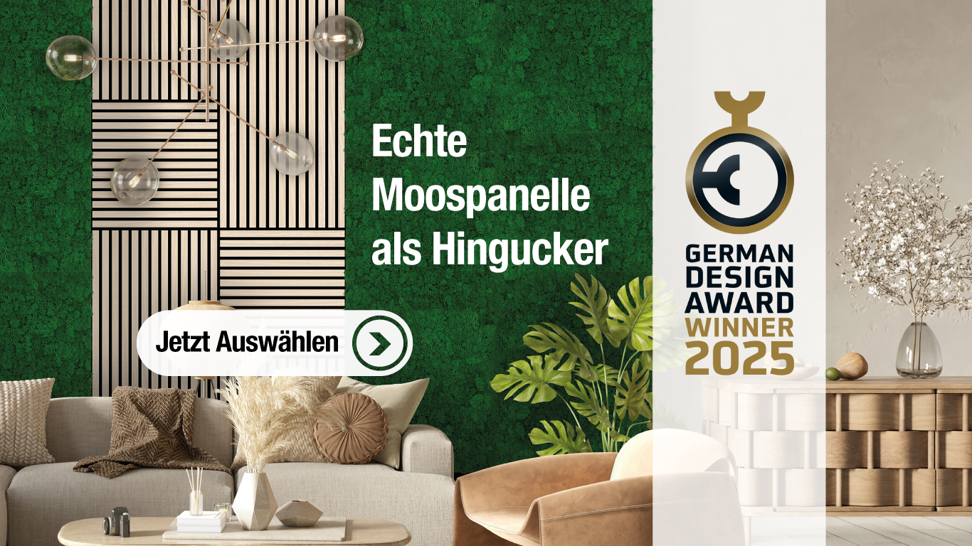 Grüne Wandpaneele Nature Moss