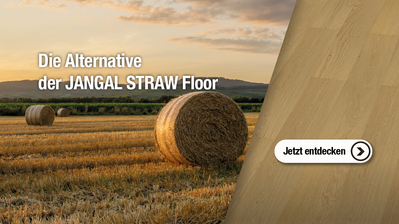 JANGAL Straw Floor - der erste Boden aus Stroh