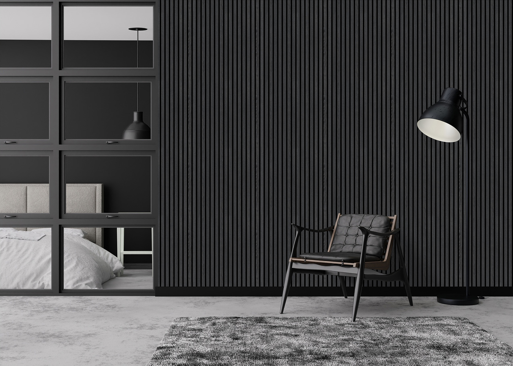 Wandpaneel Jangal Smart 10030 Umbra Grey Oak (2440x600x10mm)