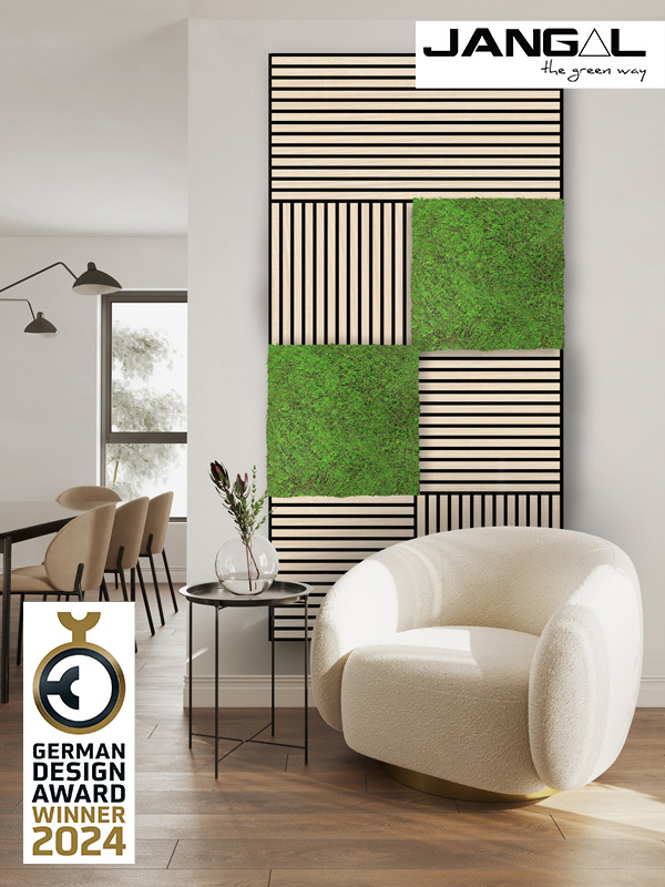 Wandpaneel Jangal Modular Wall 11107 Forest Green Ancient Tree 52 x 52 cm