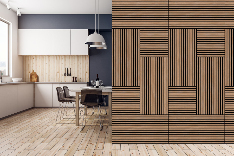 Wandpaneel Jangal Modular Wall 11003B Davert Oak Furnier 52 x 104 cm