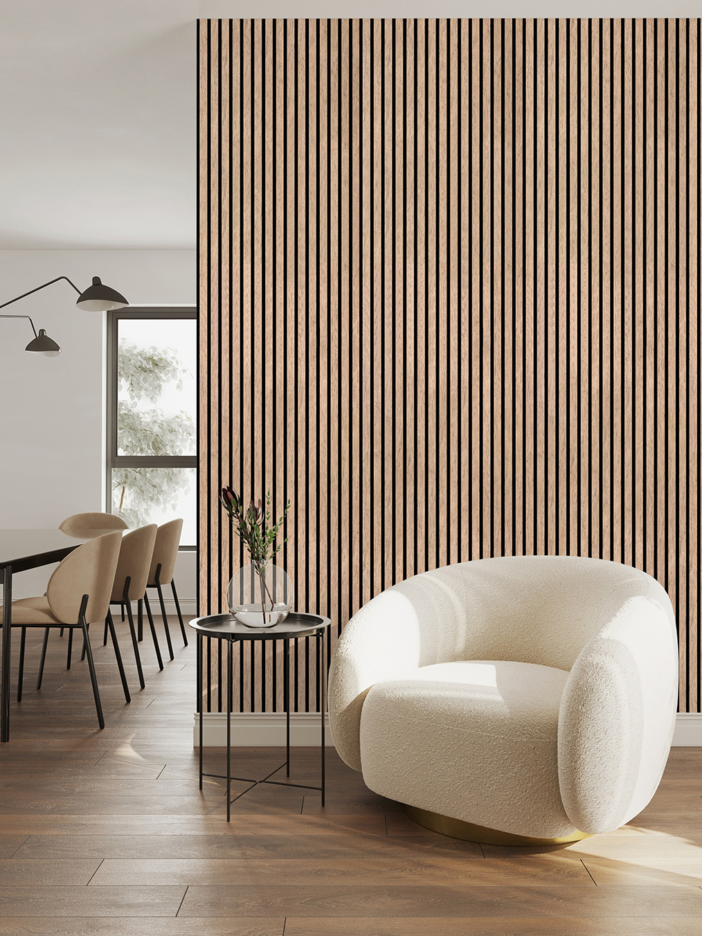 Wandpaneel Jangal Smart 10042 Nordic Walnut (2440x600x10mm)