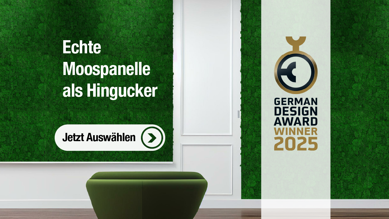 Grüne Wandpaneele Nature Moss