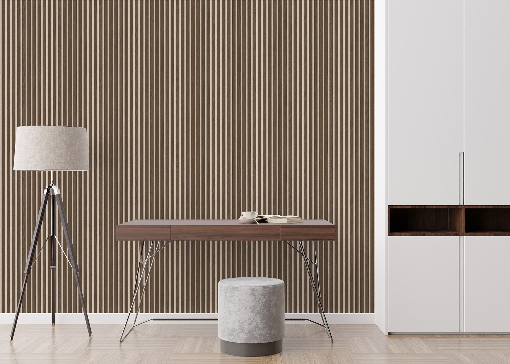 Wandpaneel Jangal Smart 10029 Black Walnut (2440x600x10mm)