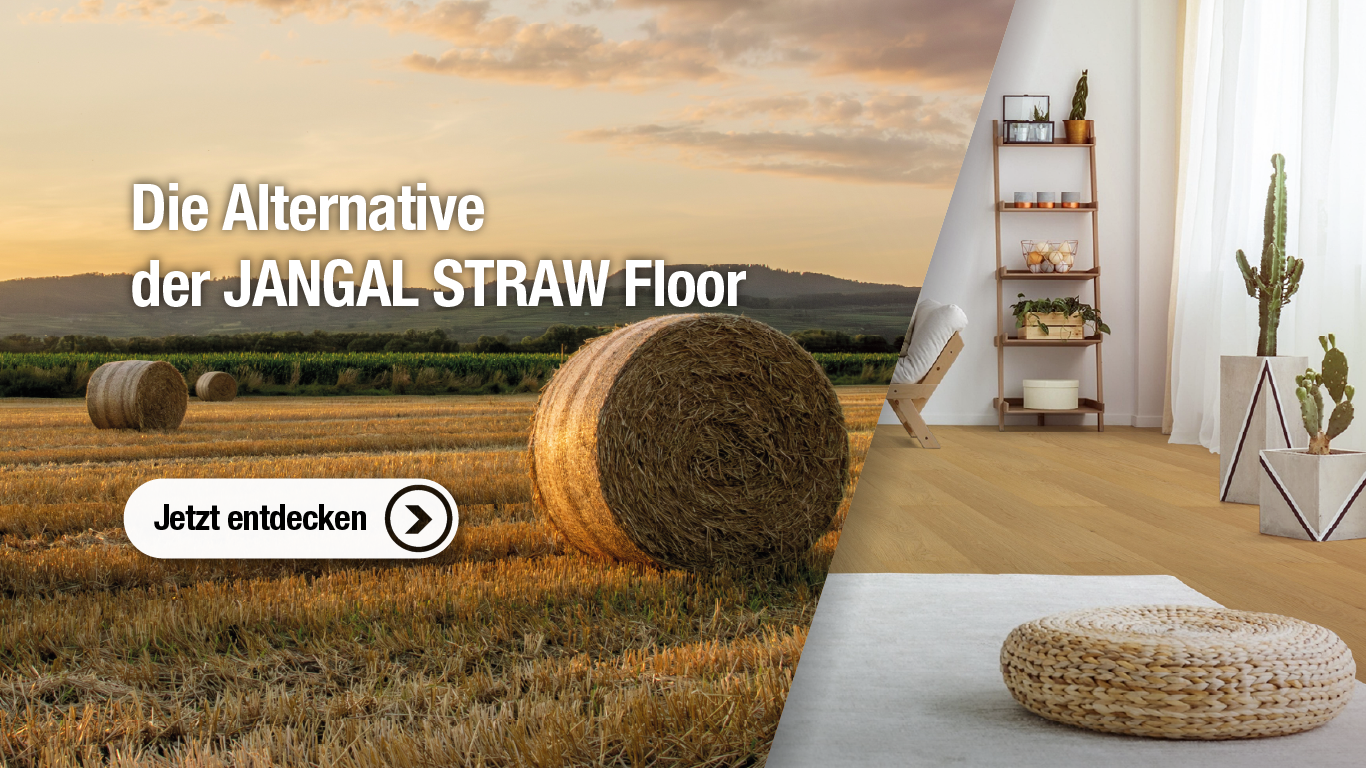 JANGAL Straw Floor - der erste Boden aus Stroh