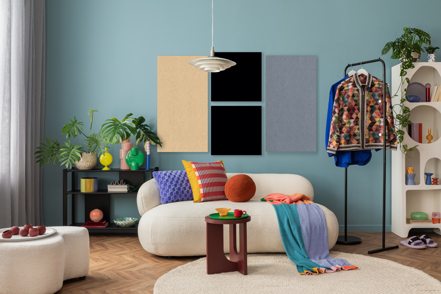 Wandpaneel Jangal Modular Wall PET 11203B Grey 52 x 104 cm