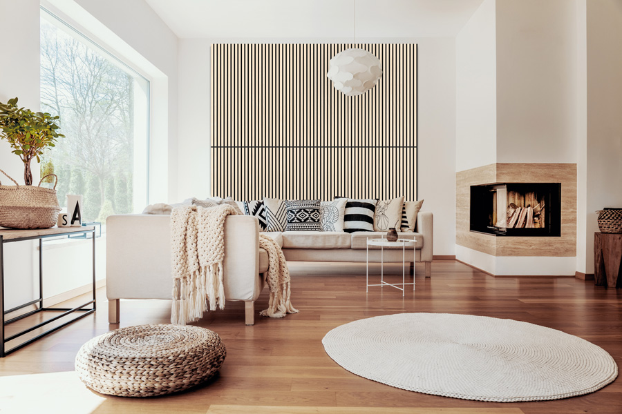 Wandpaneel Jangal Solid 10015 Nature Oak MDF Furnier (1206x800x22mm)