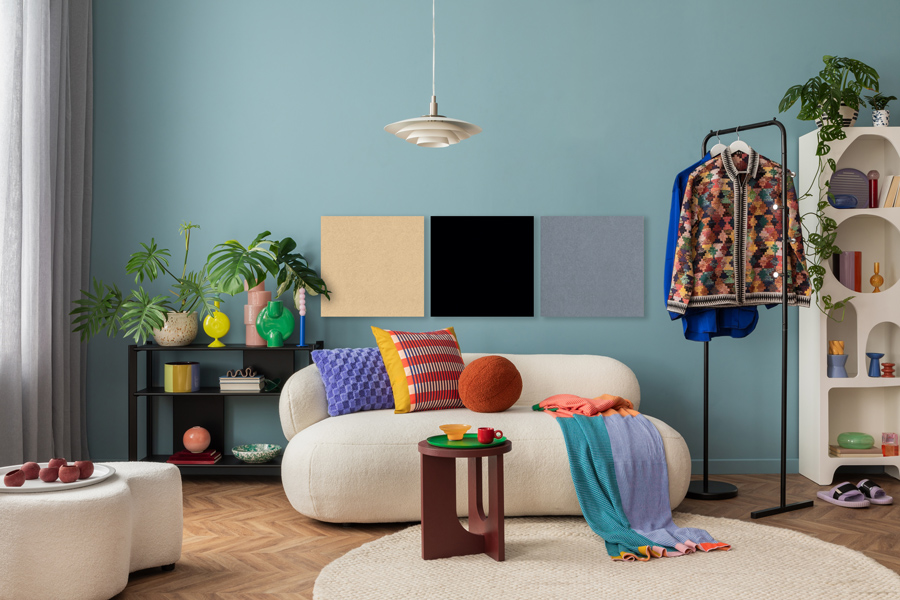 Wandpaneel Jangal Modular Wall PET 11203A Grey 52 x 52 cm