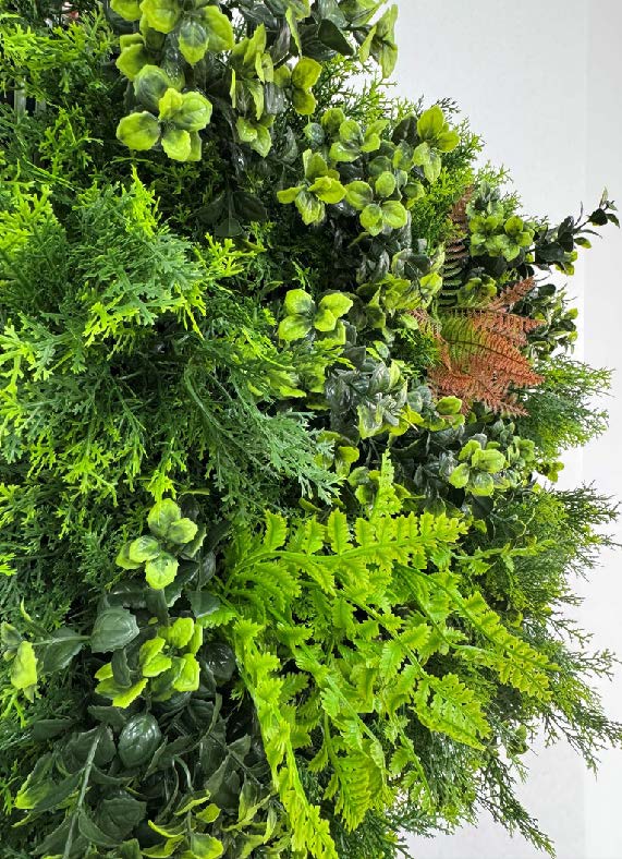 Wandpaneel Jangal Modular Wall 11123 Feral Green Mixed Flora 52 x 52 cm